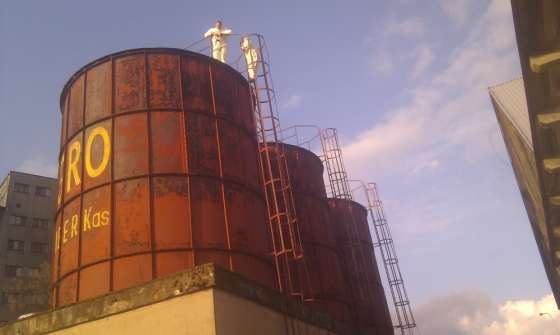 Čištění a nátěry betonových a ocelových sil